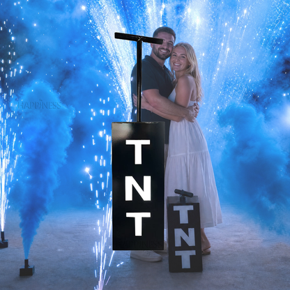 TNT Gender Reveal Confetti Machine for Baby Shower Girl Boy Party Decoration