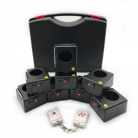 New 8 Cues Cold Spark Machine Wedding Stage Fireworks Powered by AA Battery Cold Fireworks Firing System