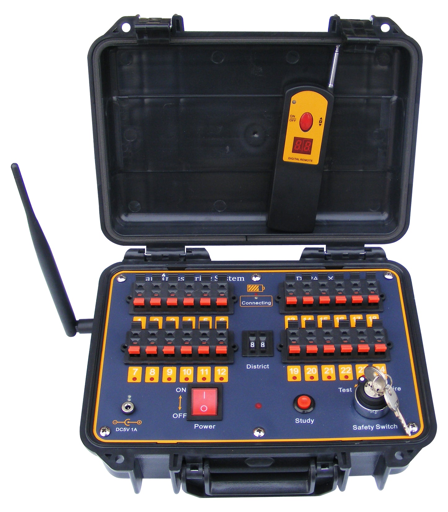 Happiness DBR02 24/48/72/96/240 Cues Remote Wire Control Pyrotechnic Ignition Fireworks Firing Systems